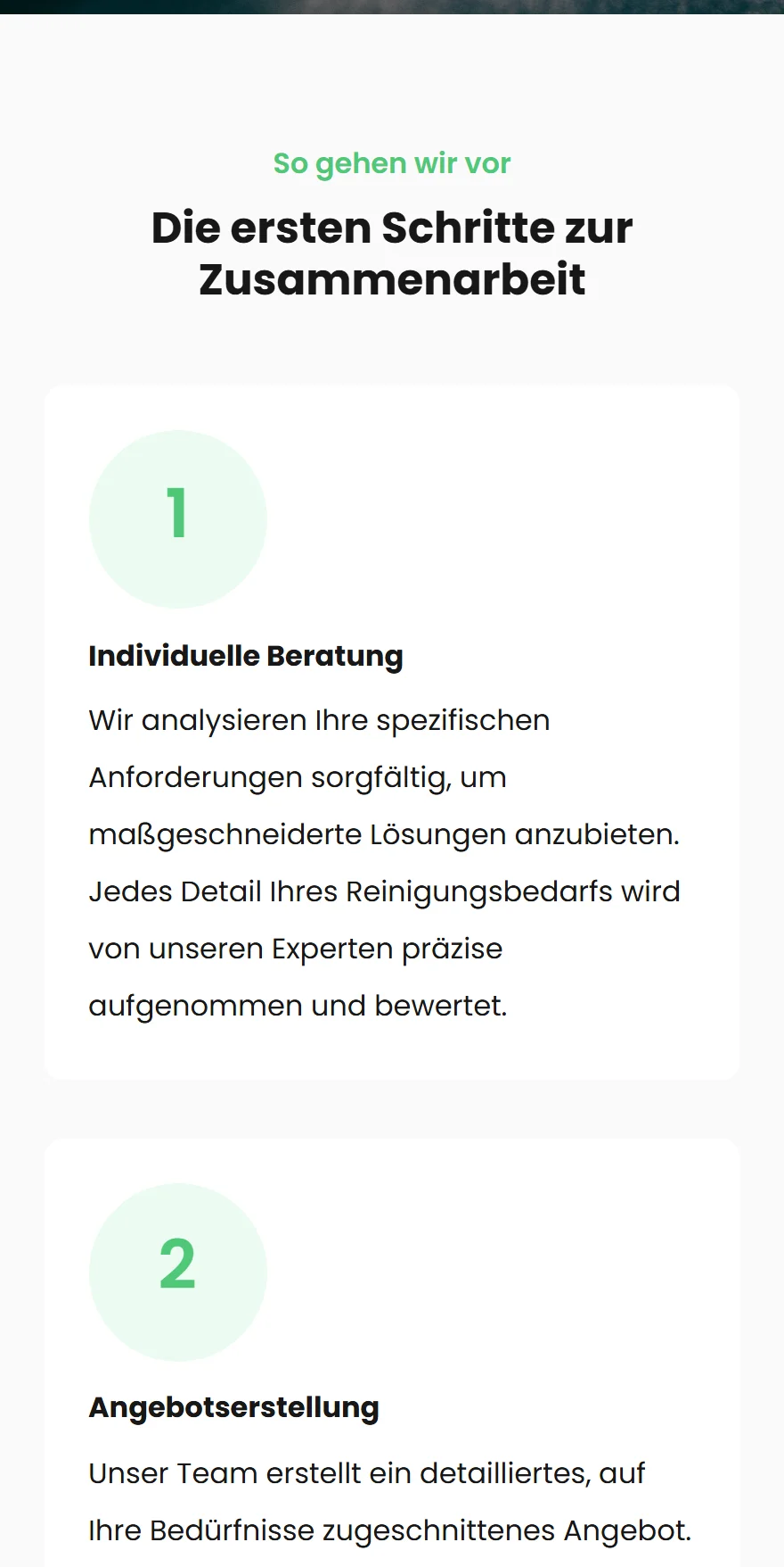 Website von AnDaViVa – Handyansicht: So gehen wir vor