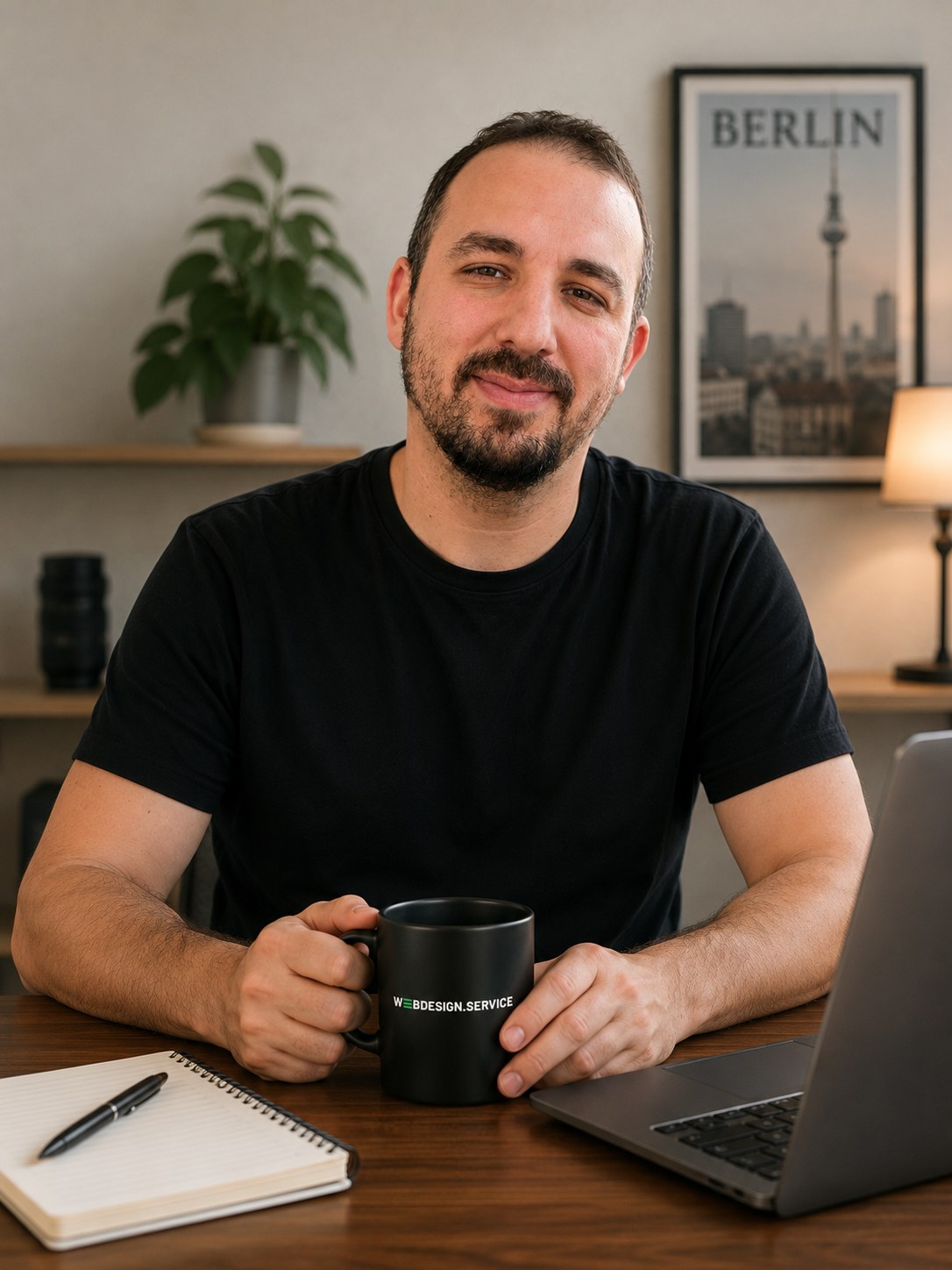 Portrait von Cem Karahan, Webdesigner aus Berlin, bei der Beratung und Entwicklung professioneller Unternehmenswebsites.