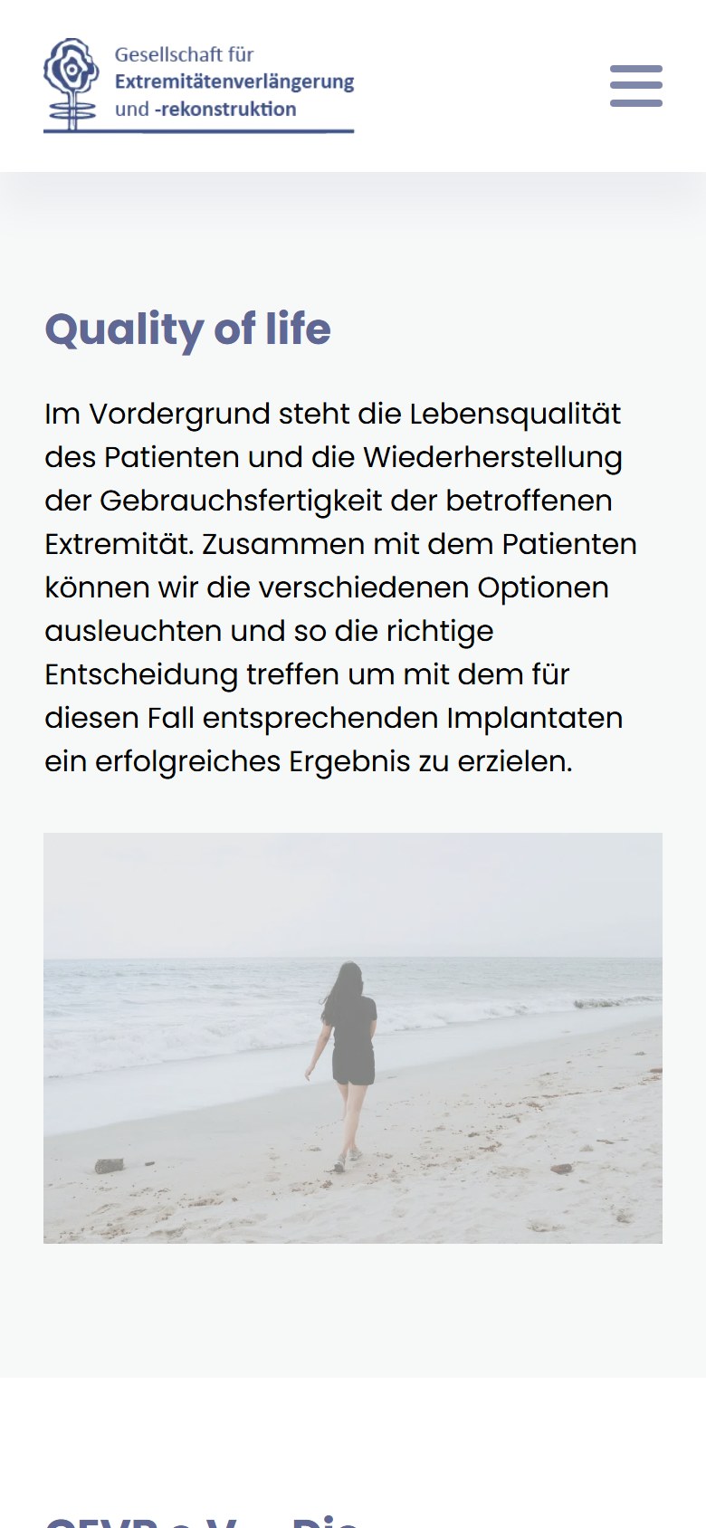 Website von GEVR e.V. – Handyansicht: Über Uns