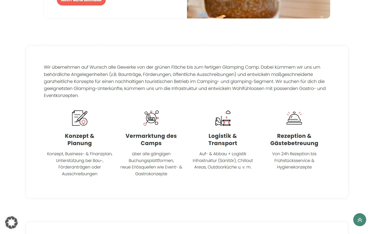 Website von My Molo GmbH – Desktopansicht: Unser Rundum-Sorglos-Paket