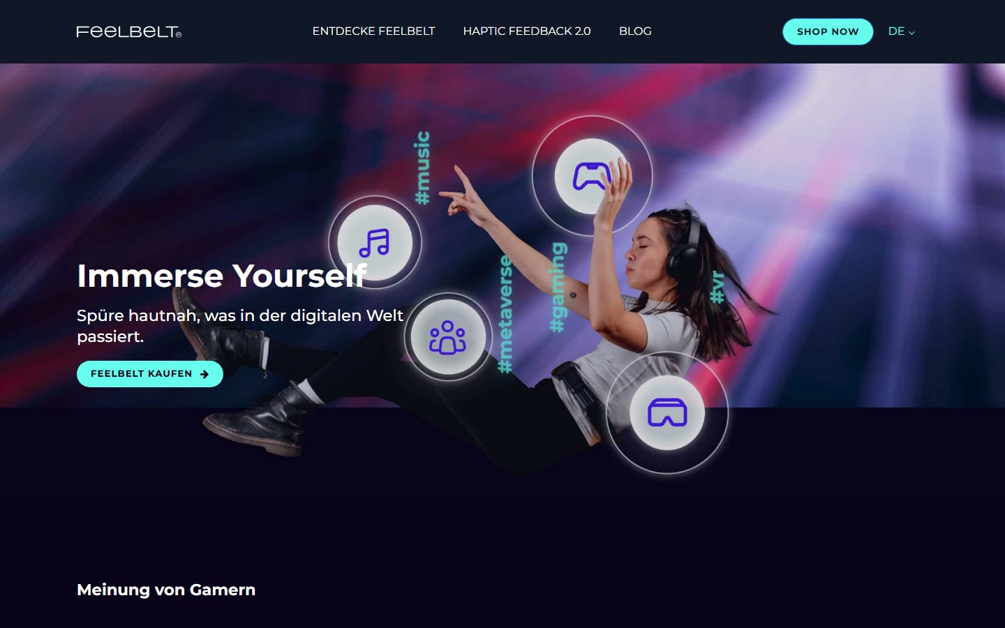 Startseite von Feelbelt
