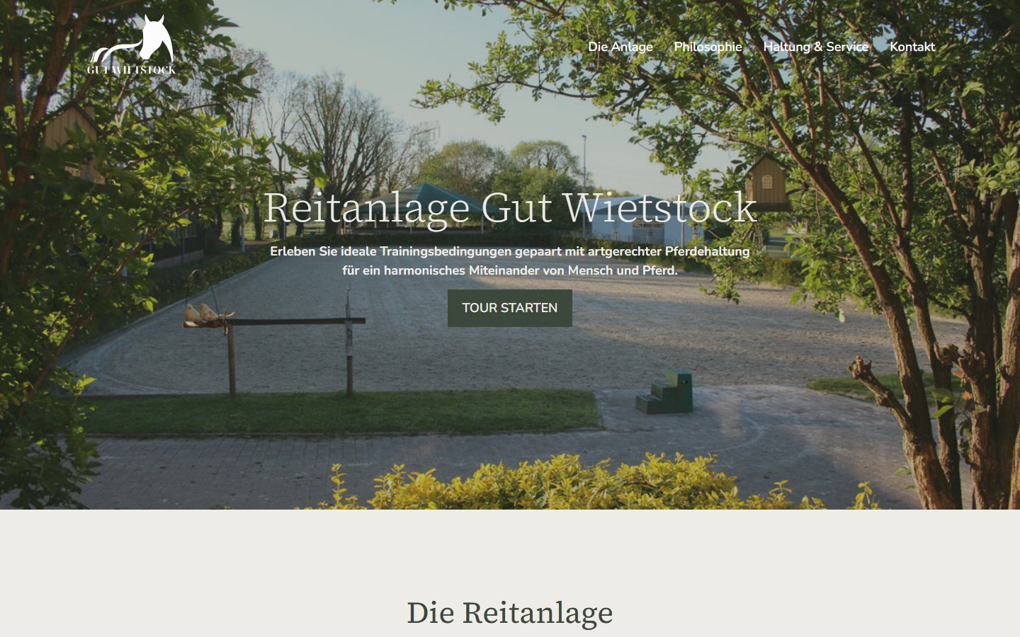 Startseite von Gut Wietstock