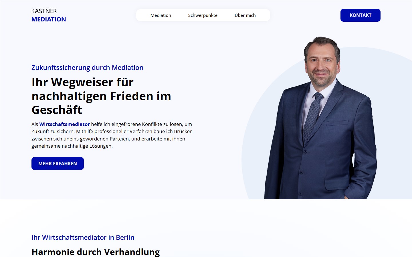 Startseite von Kastner Mediation