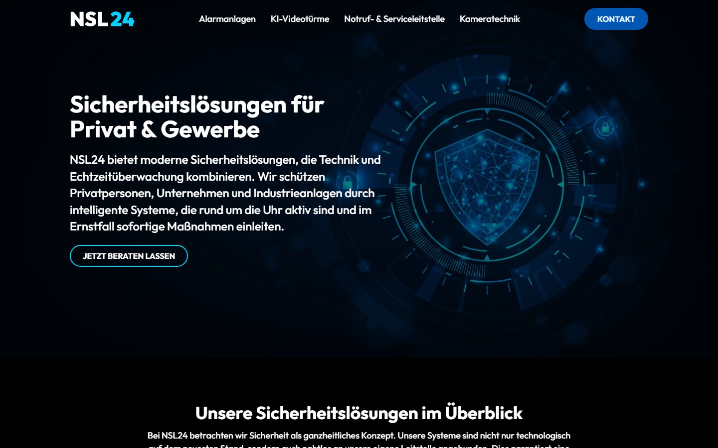 Startseite von NSL24 Sicherheitslösungen Alarmanlagen & Videoüberwachung