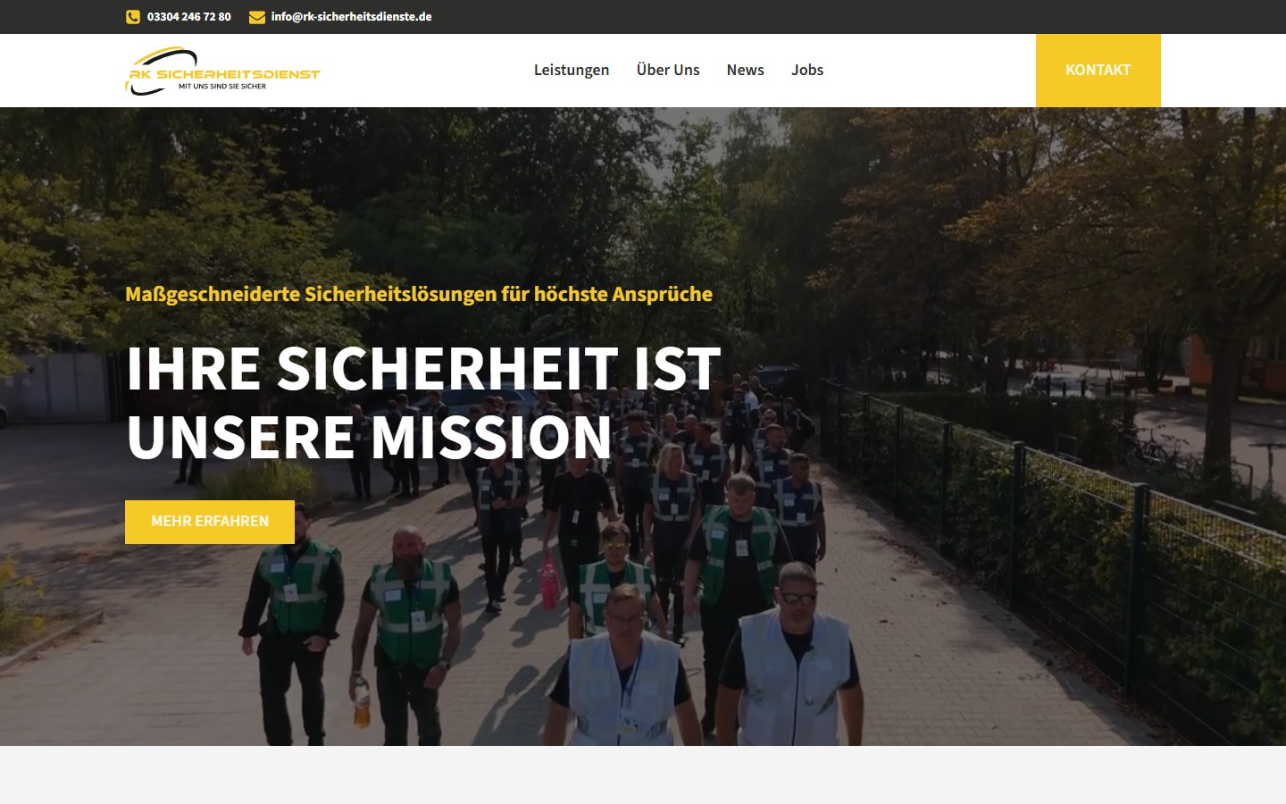 Startseite von RK Sicherheitsdienst e.K.