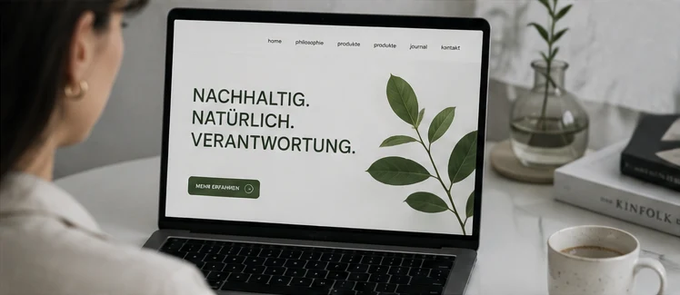Ruhiges Design