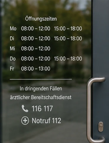Erreichbarkeit und Anmeldung
