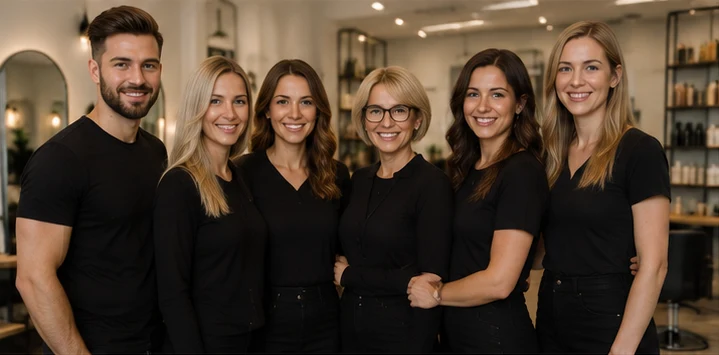 Das Team im Salon