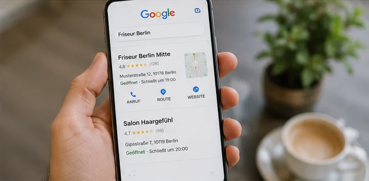 Google-Suche auf dem Smartphone